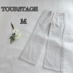 【ツアーステージ】ゴルフパンツ M ベージュ 裏起毛 秋冬 a2757