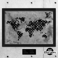 メルカリ市限定価格 アートパネル ルイヴィトン LOUIS VUITTON M