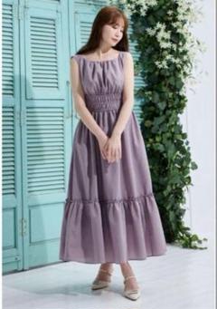 【新品未使用】ハーリップトゥ♡Riviera Double Bow Dress New Color] Riviera Double Bow Dress