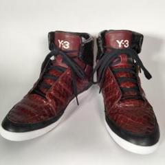 Y-3 adidas スニーカー クロコ 型押し 26cm ハイカット 美品