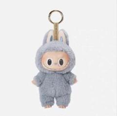 新品】LABUBU ラブブ ぬいぐるみ ふわふわ グレー - メルカリ