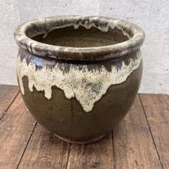 【昭和レトロ】大羽釜　持ち手　アウトドア　炊き出し　メダカ　水草 昭和レトロ 持ち手付き羽釜 蓋なし ガーデニング キャンプ