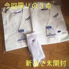 新品で未使用で未開封の夏服ブラウス2着に刺繍入りのソックス1着の合計3点セット