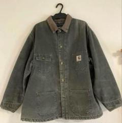 carhartt 90s USA　ミシガンチョアコート　カバーオール　グリーン 80's~90's Carhartt Michigan Chore Coat Bluegreen MADE IN