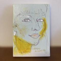 北村直登　原画　SMサイズ　人物画 正規通販 北村直登さんの原画 額付き SMサイズ 絵画 - 絵画
