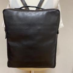 【ハミングバードさん専用】B.stuff 黒のレザーリュック 上品な艶感の本革リュック 小サイズ | 7324R - B.stuff online store