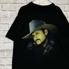 USA製90sヴィンテージTシャツ！シングルステッチ　ブラック半袖古着L716