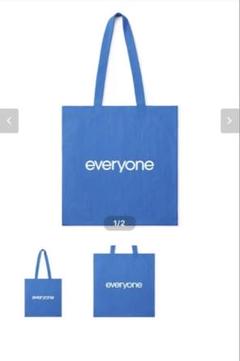バッグ everyone nylon logo tote bag (BLUE) everyone nylon logo tote bag (BLUE) - メルカリ