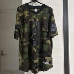 NIKE 迷彩フットボールシャツ　L