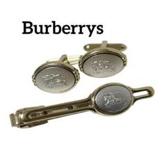 Burberrys バーバリー ホースロゴ ネクタイピン カフス コンビ セット