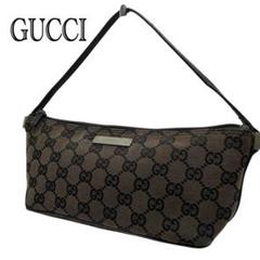良品 GUCCI GG柄 キャンバス レザー ショルダー バッグ A4 大容量 ✨良品✨ グッチ GGキャンバス トートバッグ A4 肩掛け 大容量
