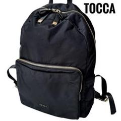 新品未使用　TOCCA ネイビー リュック・バックパック ポーチ付き RIBBON BRICK BACKPACK バックパック（バックパック/リュック