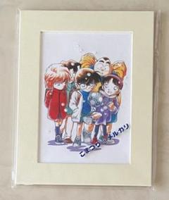名探偵コナン 刺繍アート 希少品 江戸川コナン 灰原哀 少年探偵団