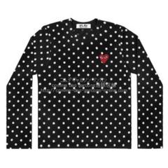 PLAY comme des garcons ドット柄 長袖Tシャツ Sサイズ 2025年最新】PLAY COMME des GARCONS 柄・デザイン：ドット