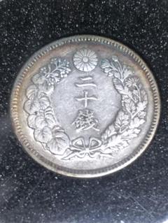 日本 二十銭 銀貨 明治40年(1907年) 未使用に近い - メルカリ
