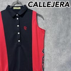 CALLEJERA カジュヘラ ワンピース ゴルフ ウェア 半袖 人気 ロゴ