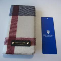 激安直営店 ブルーレーベルクレストブリッジ スマホケース 新品ベージュ 小物