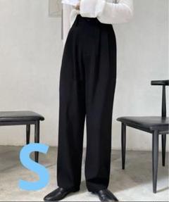 me+em select太ベルトハイウエストカラータックスラックスのサムネイル