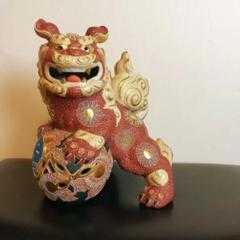 九谷青窯 - 九谷焼 狛犬 九谷焼】魔除け狛犬の置物 - メルカリ