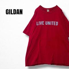 y7125 ギルダン　ヘビーコットン　プリントTシャツ ビッグ　半袖カットソー