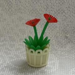 グリコ おまけ〈お花 鉢植え 〉セルロイド - コレクション