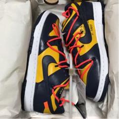 新品 OFF-WHITE × NIKE DUNK LOW オフホワイト 24cm