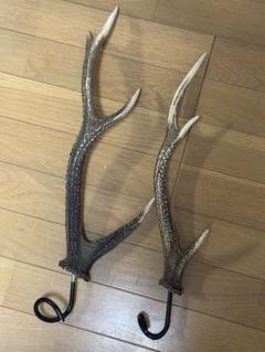 8A garage 蝦夷鹿　エゾシカ　ポールハンガー　2本セット　8Aガレージ 8A garage 蝦夷鹿 エゾシカ ポールハンガー 2本セット 8A