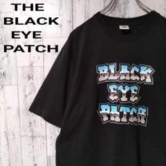 z29 [人気Lサイズ] ブラック アイパッチ☆ビックロゴ Tシャツ 即完売