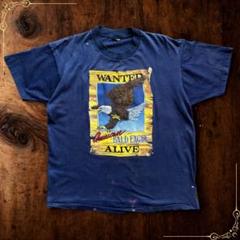 90s フルーツオブザルーム アニマルTシャツ イーグル 襤褸 シングルステッチ