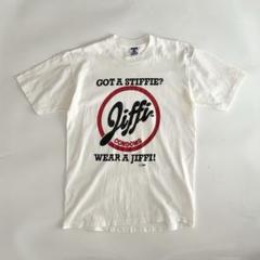 【希少】80s USA製 Jiffi condoms コンドーム企業エロTシャツ