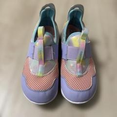 【美品】moonstar Carrot キッズスリッポンスニーカー　21㎝