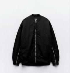 ZARA - ZARA オーバーサイズナイロンボンバージャケット MA-1