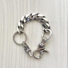 クロムハーツ キーリング ロングクラシックチェーンダガー8リンク 人気大割引 HEARTS CHROME クロムハーツ chromehearts | 8リンク