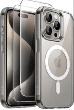 iPhone 15 Pro Max 6.7 マグネット ケース 2枚フィルム付