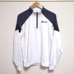 SRIXON スリクソン ハーフジップ 長袖シャツ ホワイト M