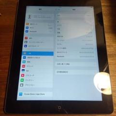 値下げ‼️第4世代 MD510J/A 16GB 第4世代】iPad4 Wi-Fi 16GB ブラック MD510J/A A1458|中古