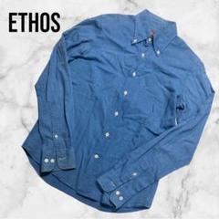 ethos 長袖シャツ　M 日本製