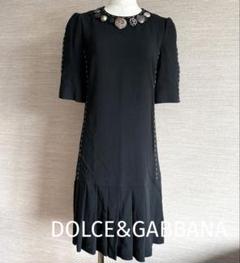 ひざ丈ワンピース DOLCE&GABBANA DOLCE&GABBANA デニムワンピース 38size ひざ丈ワンピース