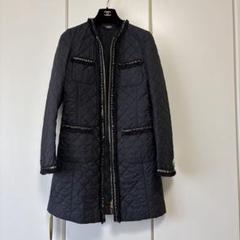 Karl Lagerfeld バーガンディ レザーコート 38
