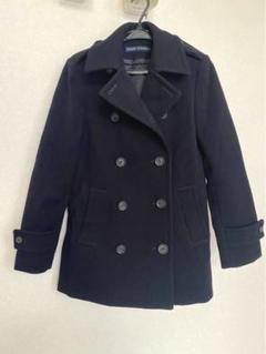 美品✨ラルフローレン ピーコート ウールコート レザー 濃紺 M POLO RALPH LAUREN(ポロラルフローレン) / ピーコート/42/ウール
