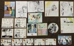 銀魂　大銀魂展　銀魂展　特典　色紙　ポストカード　シール等　20点