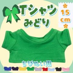 再入荷 緑 Tシャツ 15cm ぬい服 アイドル 韓国 アニメ 推し活 無属性