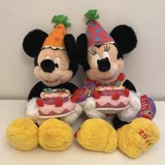 ミッキーミニー お誕生日 ぬいぐるみ 2019 取りまわす