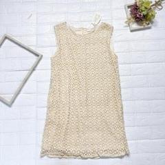 Weaver ノースリーブ ミニワンピース M アイボリー タグ付き 未使用品