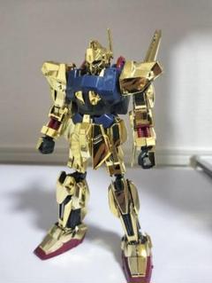 【おまけ余剰パーツ付き 渋く輝くゴールド全塗装】HG 百式 HGUC 百式 全塗装レビュー - YouTube