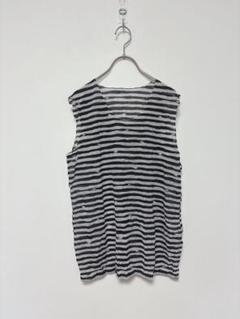 美品☆イッセイミヤケ ISSEY MIYAKE ストライプ トップス