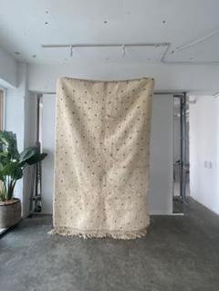 【新品/未使用】上質なホワイトベニワレンラグ-No10 102×154 新品/未使用】上質なホワイトベニワレンラグ-No10 102×154