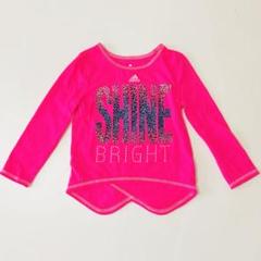 adidas ロングTシャツ　カットソー　ピンク　ベビー服　トップス　マゼンタ