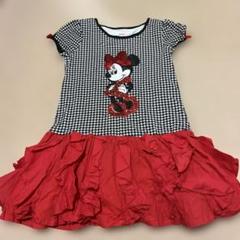 新品未使用　モナリザ　ディズニー　ミニー　ワンピース　140 新品未使用 モナリザ ミニーワンピース 140 ディズニー
