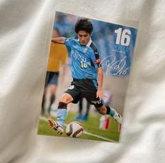 サッカー　川崎フロンターレ　大島僚太　日本代表　サイン　カード　写真　ブロマイド
